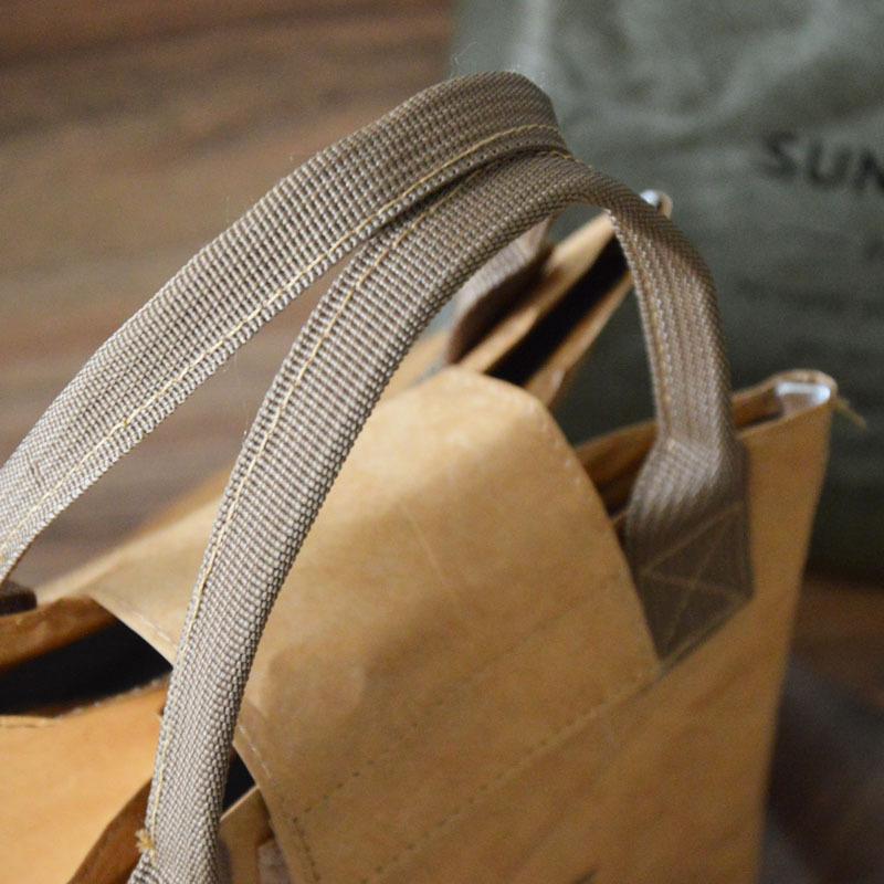 1pc Waterproof & Oilproof Insulated Lunch Bag, Paper Bento Bag for Office Workers, Handbag Lunch Box for School, Travel, Picnic