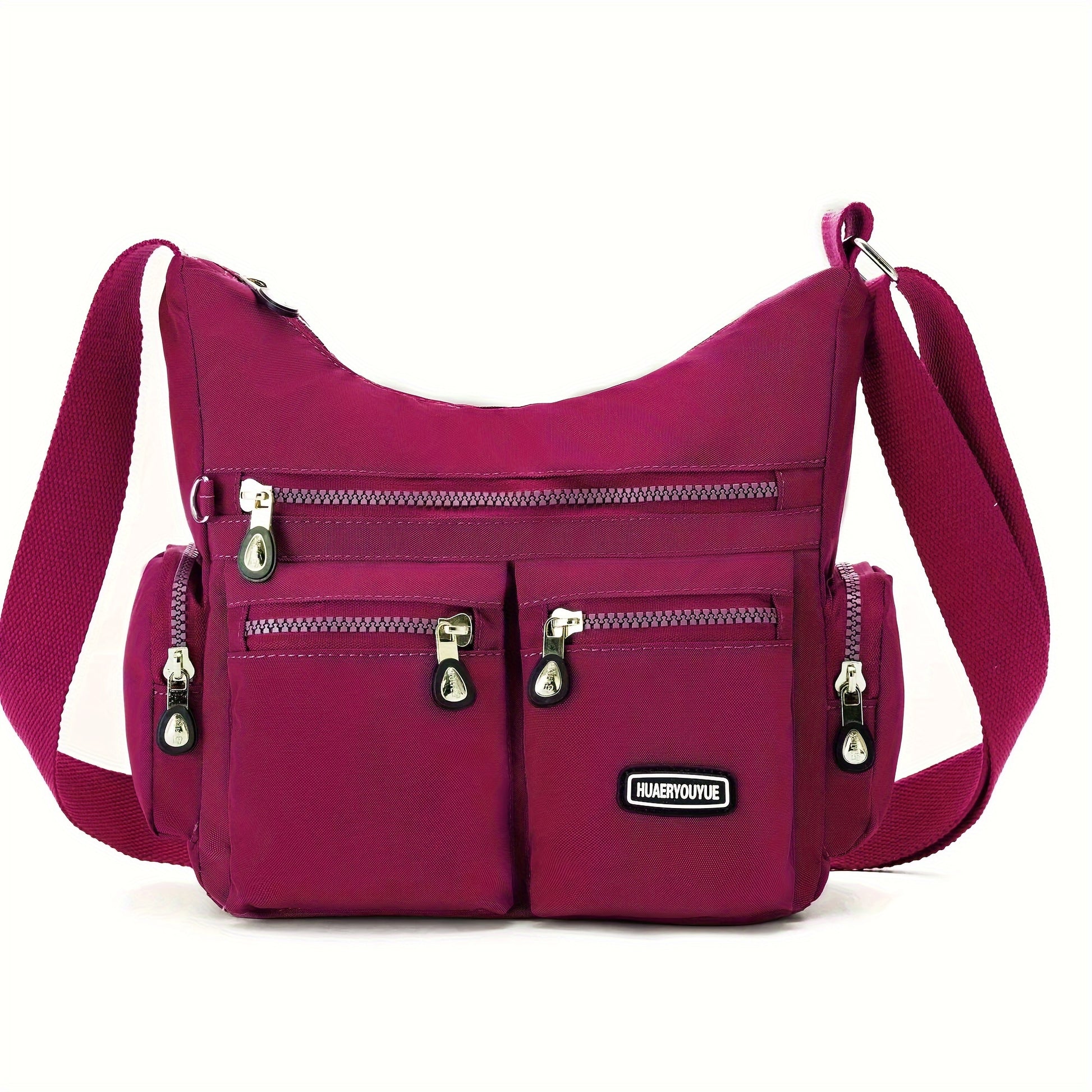 [Lightweight Square Bag] Lightweight Multi-Pocket Square Bag | Unisex Messenger Bag for Men and Women, Travel Shoulder Crossbody Bag