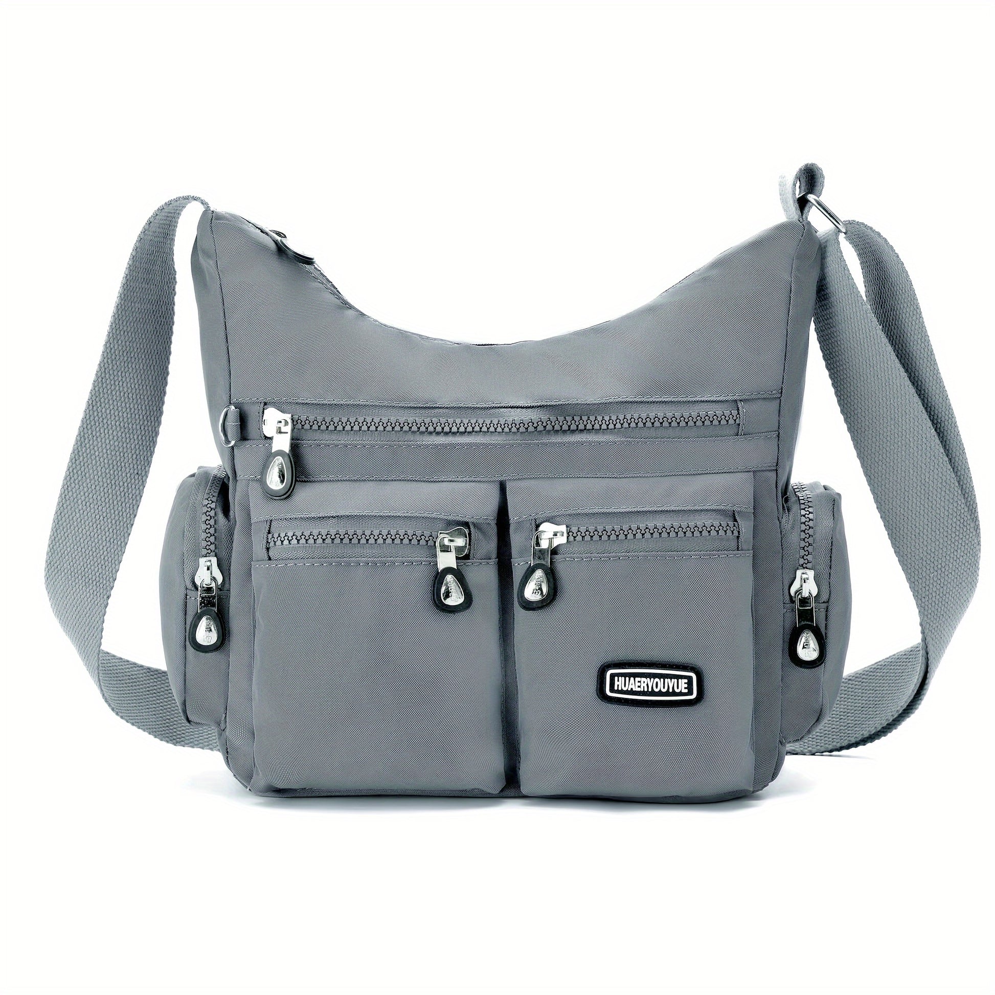 [Lightweight Square Bag] Lightweight Multi-Pocket Square Bag | Unisex Messenger Bag for Men and Women, Travel Shoulder Crossbody Bag