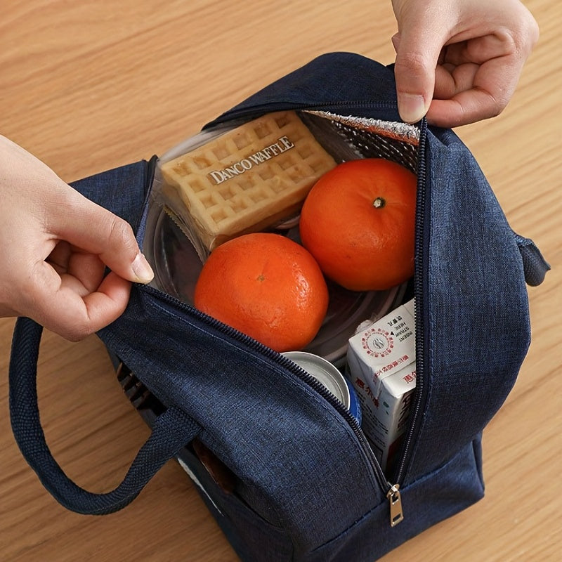 1pc Insulated Lunch Bag With Animal Pattern - Waterproof And Portable For School And Office - Keep Your Food Fresh And Delicious