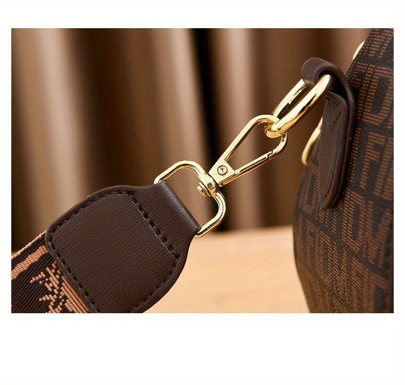 Stain-Resistant Stylish Satchel: Adjustable Strap, Solid Color, Zippered Polyester-Lined Sling Bag for All Occasions