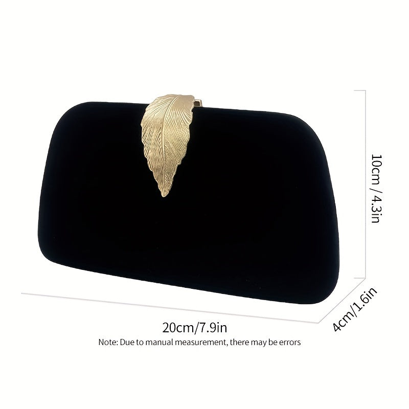 Elegant Faux Leather Evening Clutch Bag for Women - Buckle Closure, Rayon Lining, Solid Color, Perfect for Wedding Party, Prom, and Formal Events - Stylish and Compact Design
