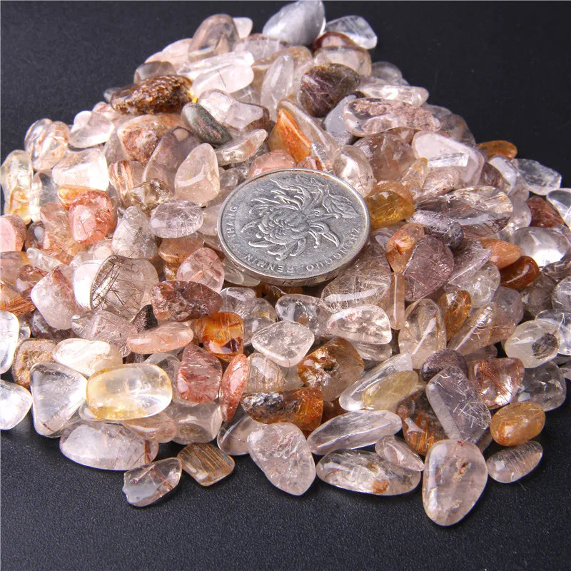 Natural Crystals Quartz Stones Gravel Healing Specimen Jewelry Pink Purple Stone Decor Bulk Tumbled Home Aquarium Decoration