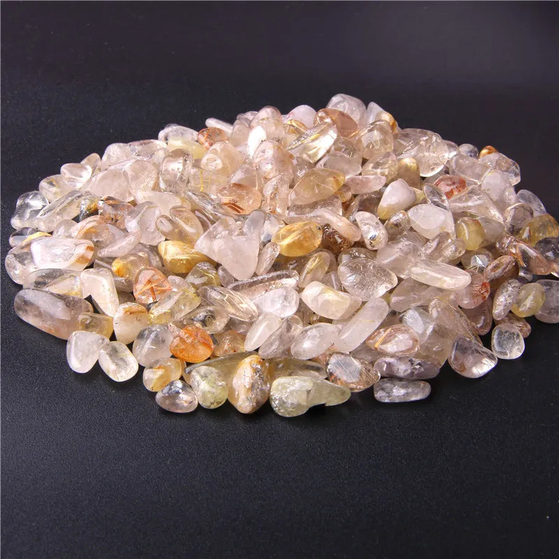 Natural Crystals Quartz Stones Gravel Healing Specimen Jewelry Pink Purple Stone Decor Bulk Tumbled Home Aquarium Decoration