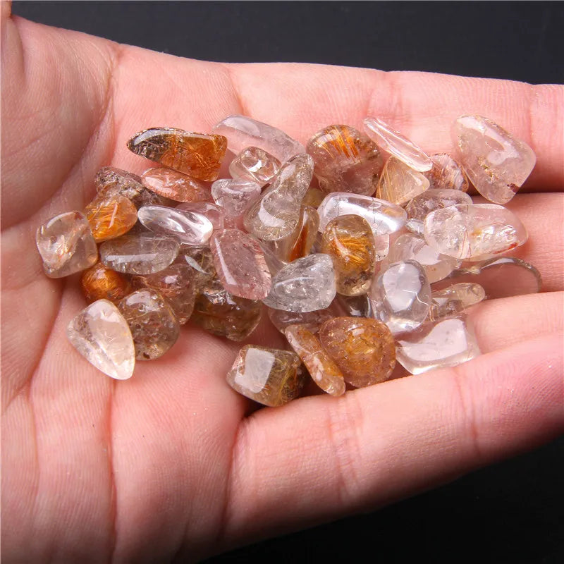 Natural Crystals Quartz Stones Gravel Healing Specimen Jewelry Pink Purple Stone Decor Bulk Tumbled Home Aquarium Decoration