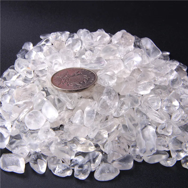 Natural Crystals Quartz Stones Gravel Healing Specimen Jewelry Pink Purple Stone Decor Bulk Tumbled Home Aquarium Decoration