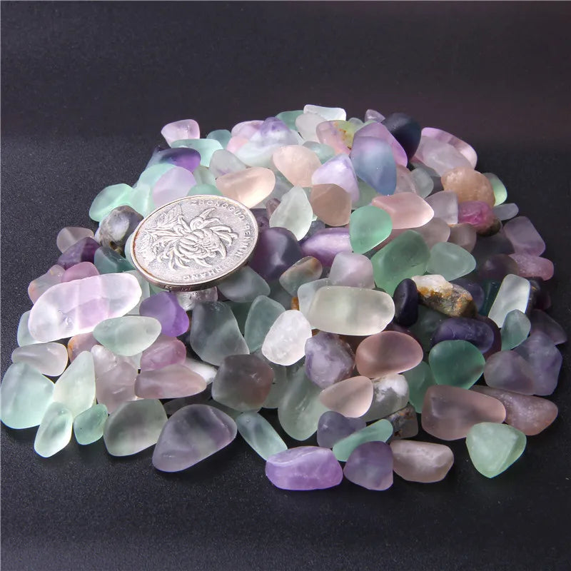 Natural Crystals Quartz Stones Gravel Healing Specimen Jewelry Pink Purple Stone Decor Bulk Tumbled Home Aquarium Decoration