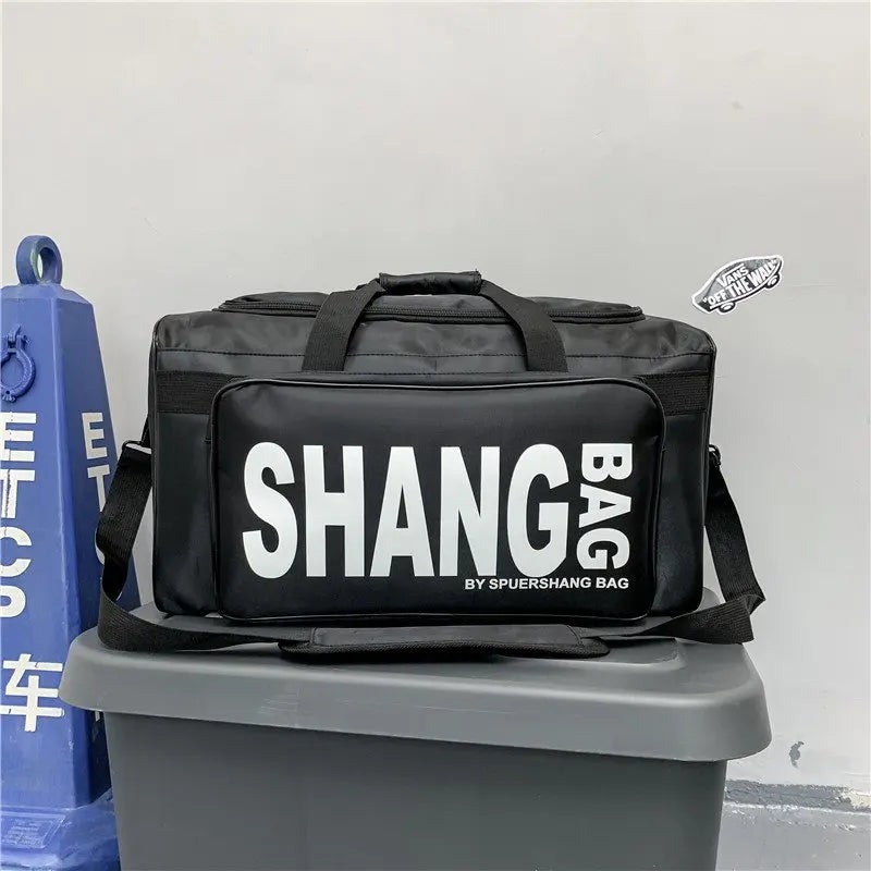 Portable Duffel Gym Sports Sneaker Bags Men's Travel Gym Duffel Bag for Team Players