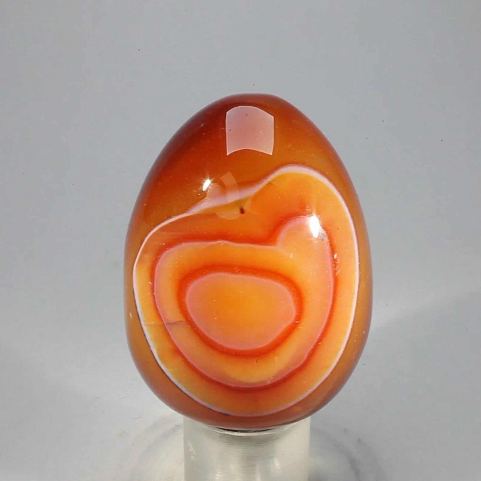 Wholesale Healing Stones Crystal Geode Polished Druzy Carnelian Agate Egg for Home Decor