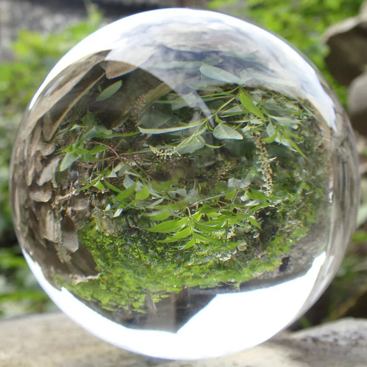 D2 Crystal Ball Perfect Lensball Clear Glass K9 Healing Sphere Photography Props New Artificial Crystal Lens Decorative Balls