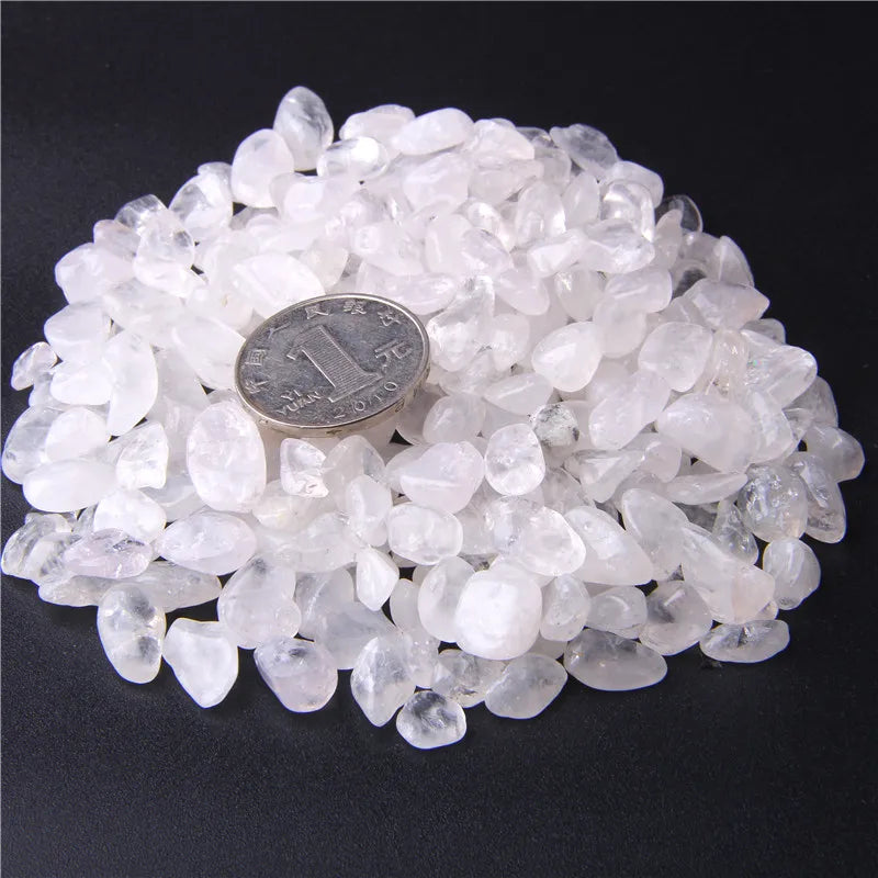 Natural Crystals Quartz Stones Gravel Healing Specimen Jewelry Pink Purple Stone Decor Bulk Tumbled Home Aquarium Decoration