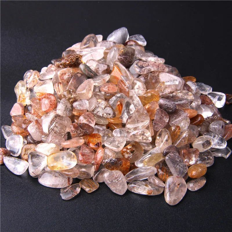 Natural Crystals Quartz Stones Gravel Healing Specimen Jewelry Pink Purple Stone Decor Bulk Tumbled Home Aquarium Decoration