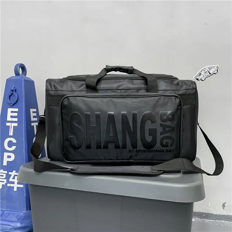 Portable Duffel Gym Sports Sneaker Bags Men's Travel Gym Duffel Bag for Team Players