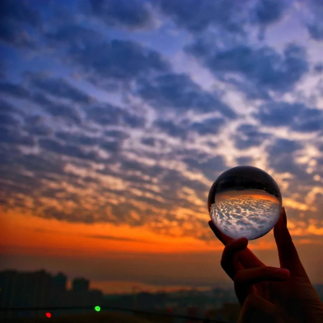 D2 Crystal Ball Perfect Lensball Clear Glass K9 Healing Sphere Photography Props New Artificial Crystal Lens Decorative Balls