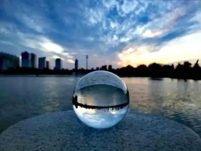 D2 Crystal Ball Perfect Lensball Clear Glass K9 Healing Sphere Photography Props New Artificial Crystal Lens Decorative Balls