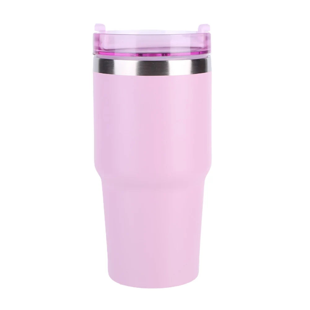20oz Vacuum Insulated Tumbler With Lid Straw For Water Cold Warm Thermal Coffee 304 Stainless Steel Car Cups For Sport Water Cup