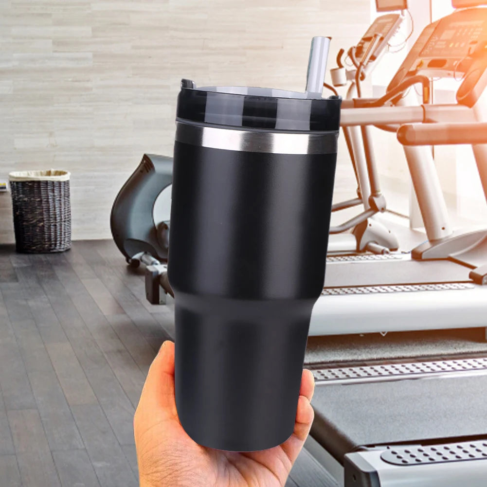 20oz Vacuum Insulated Tumbler With Lid Straw For Water Cold Warm Thermal Coffee 304 Stainless Steel Car Cups For Sport Water Cup