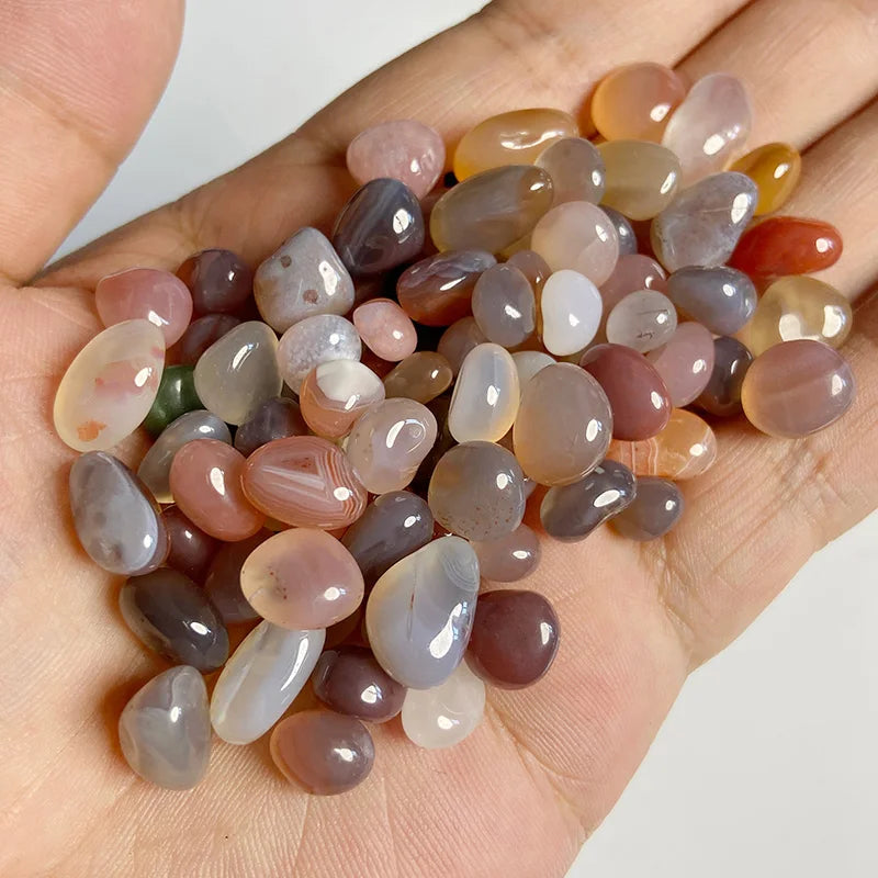 Natural Crystals Quartz Stones Gravel Healing Specimen Jewelry Pink Purple Stone Decor Bulk Tumbled Home Aquarium Decoration