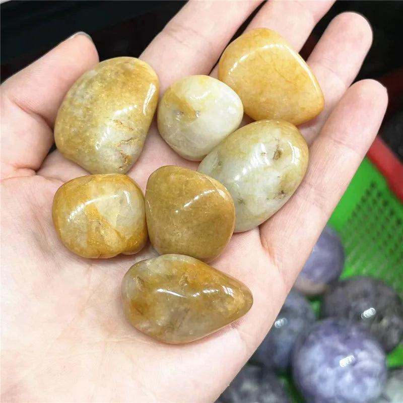 Natural Stones Gravel Tumbled Crystals Quartz Chips Bulk Healing Agates Specimen Aquarium Home Decoration Decor Room