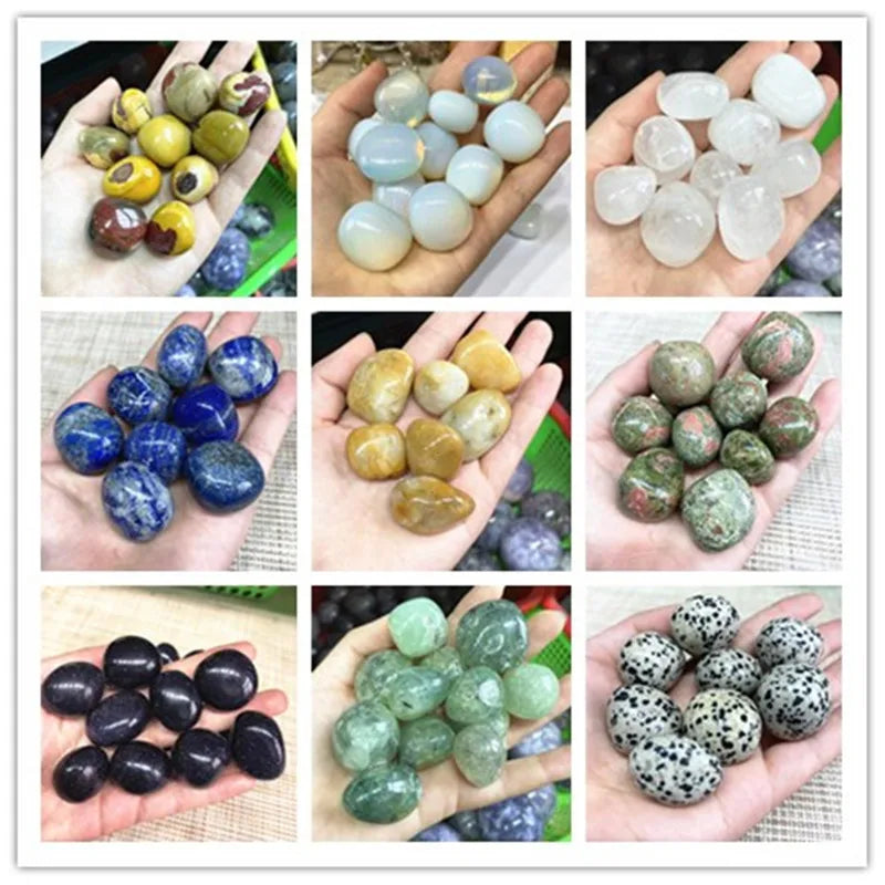 Natural Stones Gravel Tumbled Crystals Quartz Chips Bulk Healing Agates Specimen Aquarium Home Decoration Decor Room