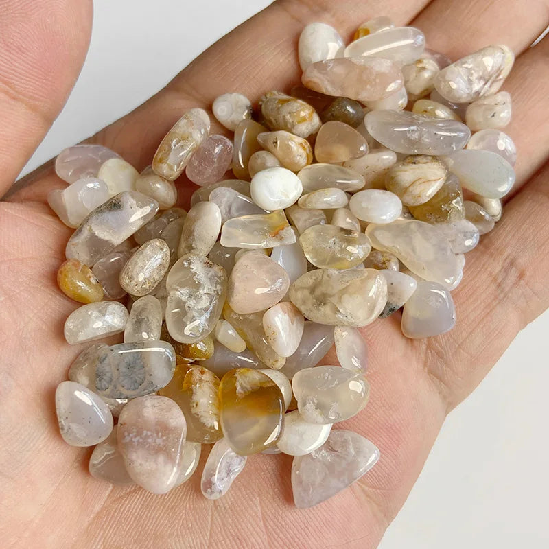 Natural Crystals Quartz Stones Gravel Healing Specimen Jewelry Pink Purple Stone Decor Bulk Tumbled Home Aquarium Decoration