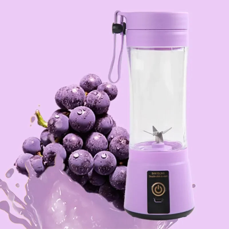 USB smoothie milkshake machine portable automatic freshly squeezed fruit orange lemon kitchen blender mini electric juicer