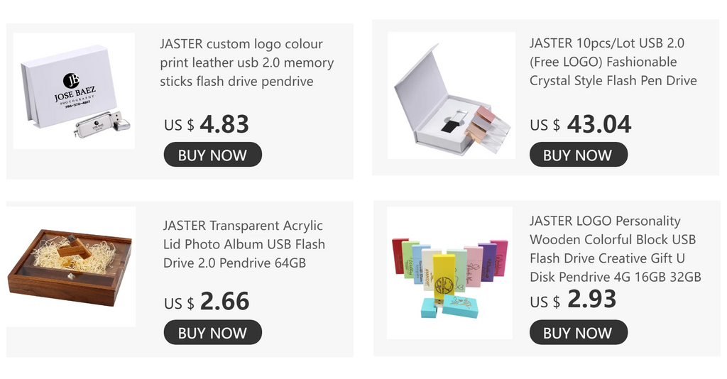 JASTER 1PCS free custom logo rotatable Wooden USB Flash Drive Pendrive Memory Stick pen drive 4GB 8GB 16GB 32GB wedding gift