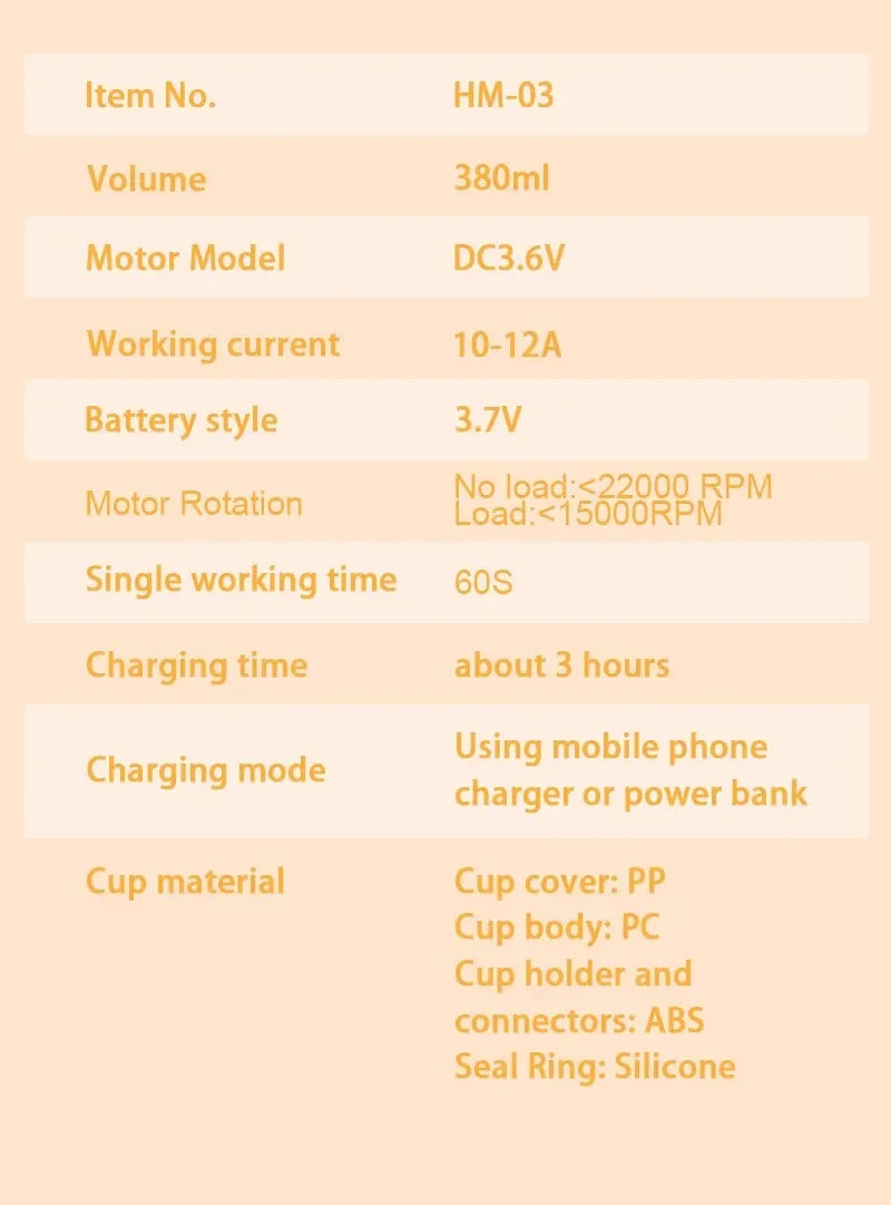 USB smoothie milkshake machine portable automatic freshly squeezed fruit orange lemon kitchen blender mini electric juicer