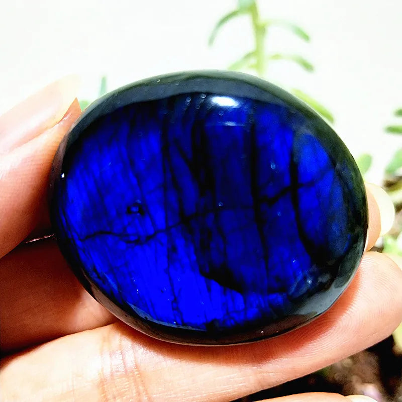 Natural Labradorite Stone Crystal palm Stones plaything Healing Crystals And Home Decoration