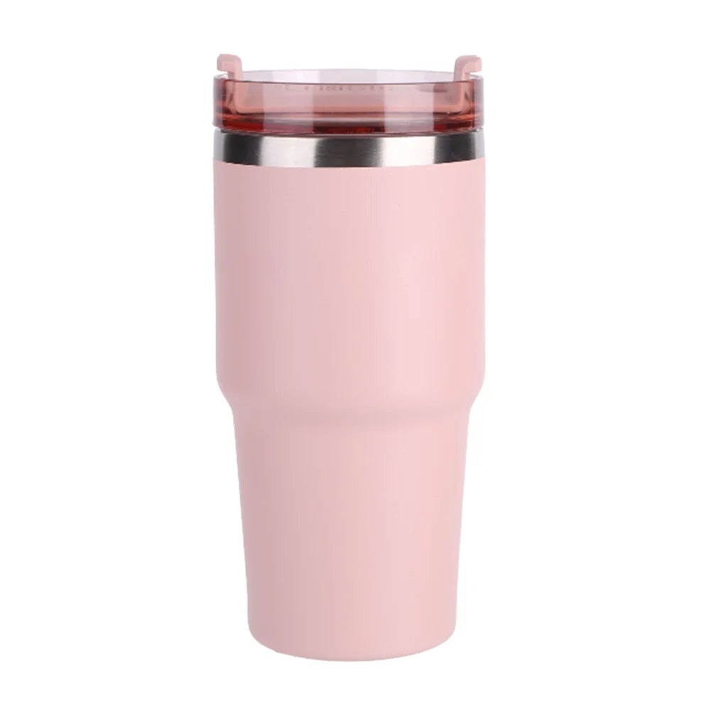 20oz Vacuum Insulated Tumbler With Lid Straw For Water Cold Warm Thermal Coffee 304 Stainless Steel Car Cups For Sport Water Cup
