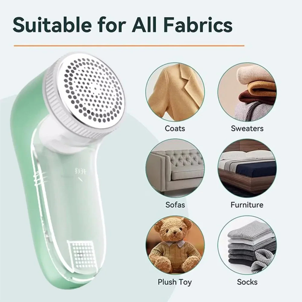Electric Household Clothes Shaver Fabric Lint Remover Fuzz Electric Fluff Portable Brush blade Professional Lint Remover Trimmer