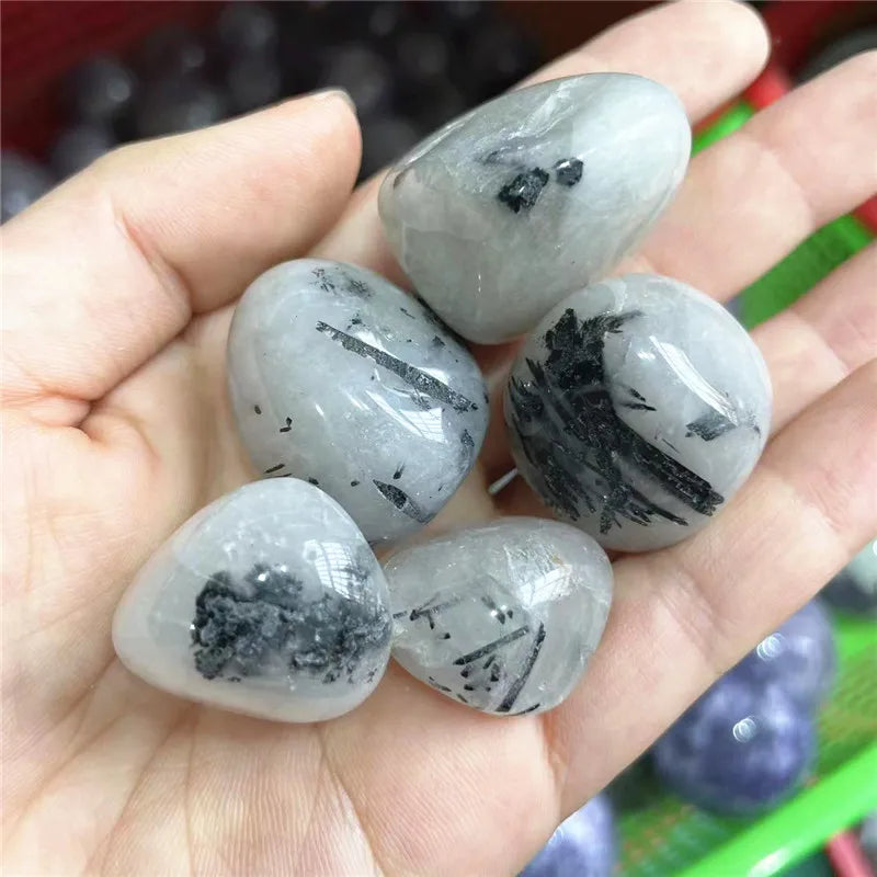 Natural Stones Gravel Tumbled Crystals Quartz Chips Bulk Healing Agates Specimen Aquarium Home Decoration Decor Room