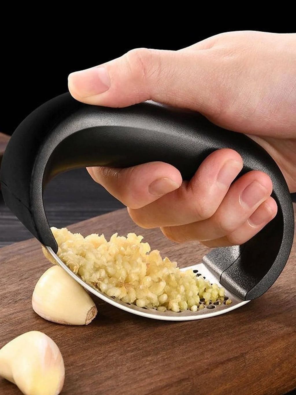 Stainless Steel Garlic Press Crusher Manual Garlic Mincer Chopping Garlic Tool Fruit Vegetable Tools Kitchen Accessories Gadget