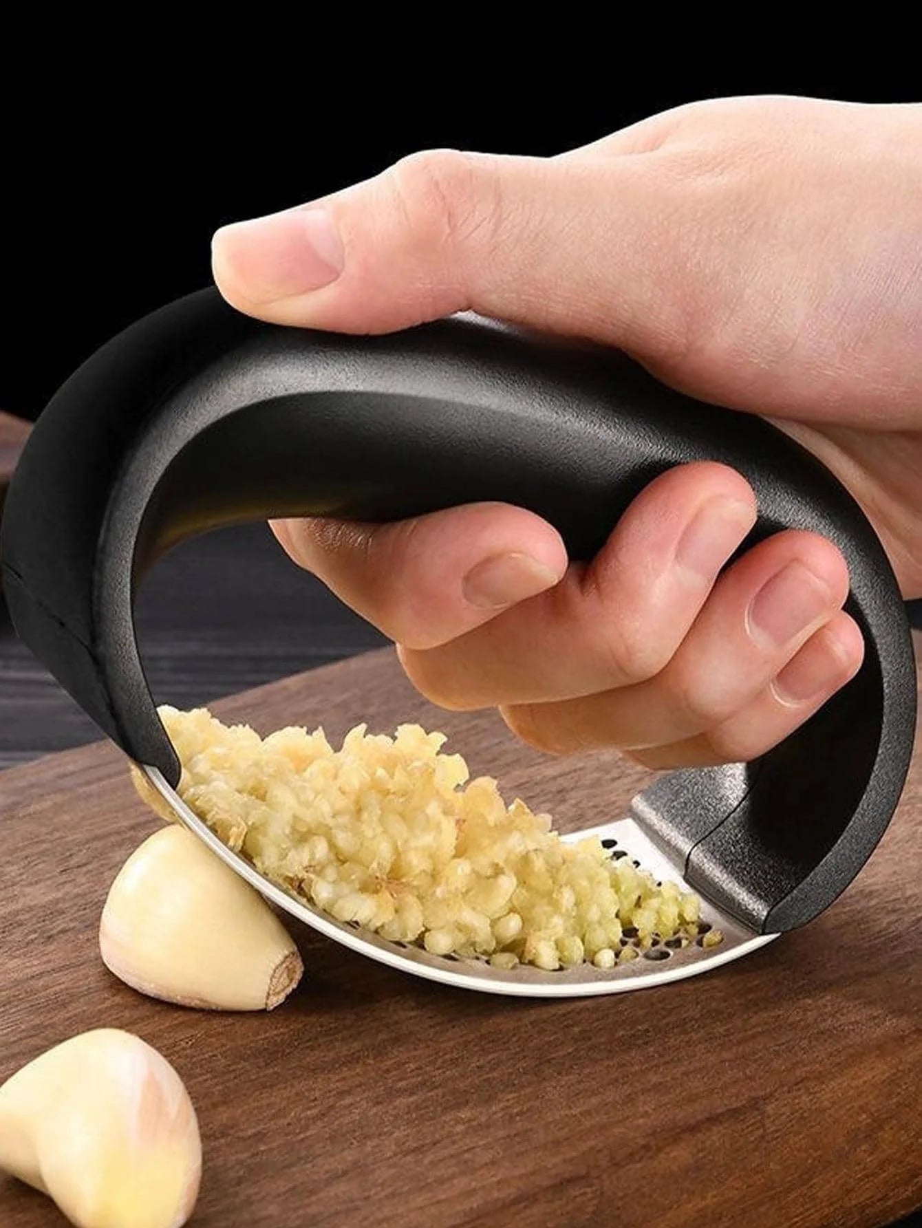 Stainless Steel Garlic Press Crusher Manual Garlic Mincer Chopping Garlic Tool Fruit Vegetable Tools Kitchen Accessories Gadget