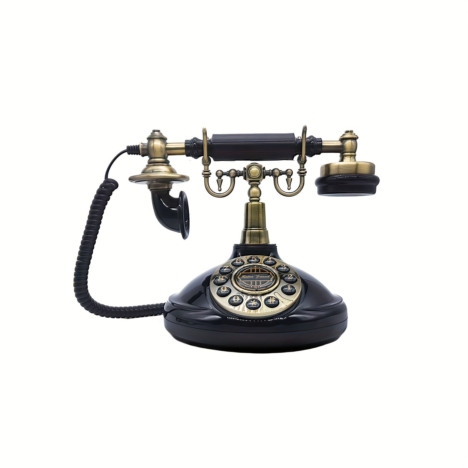 [Popular Choice] 1pc Retro Telephone Design Audio Guestbook, ABS Material, Single Line Operation, Battery/USB Powered, with Electronic Components, for Weddings, Birthdays, Christmas Gifts