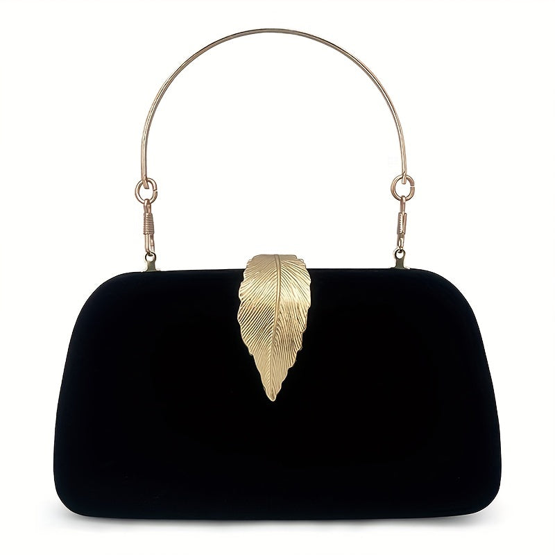 Elegant Faux Leather Evening Clutch Bag for Women - Buckle Closure, Rayon Lining, Solid Color, Perfect for Wedding Party, Prom, and Formal Events - Stylish and Compact Design
