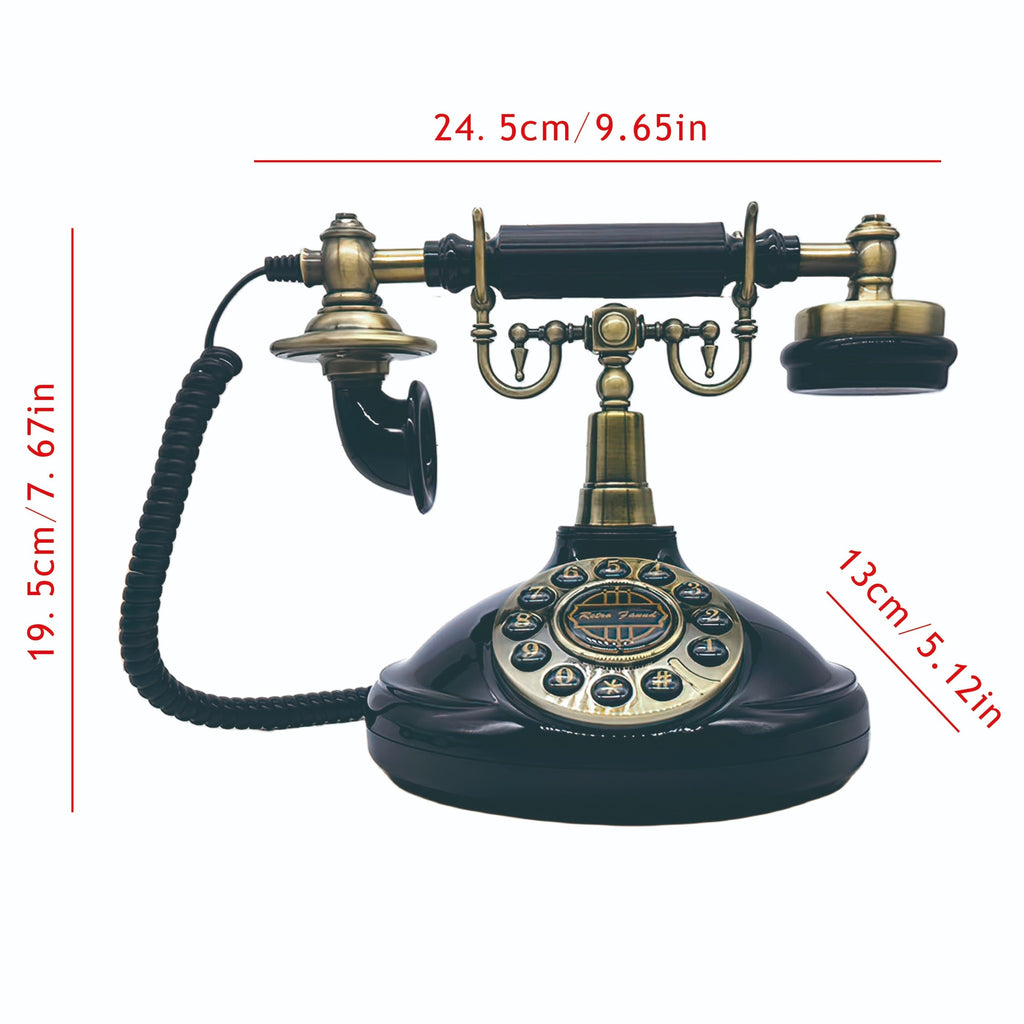 [Popular Choice] 1pc Retro Telephone Design Audio Guestbook, ABS Material, Single Line Operation, Battery/USB Powered, with Electronic Components, for Weddings, Birthdays, Christmas Gifts