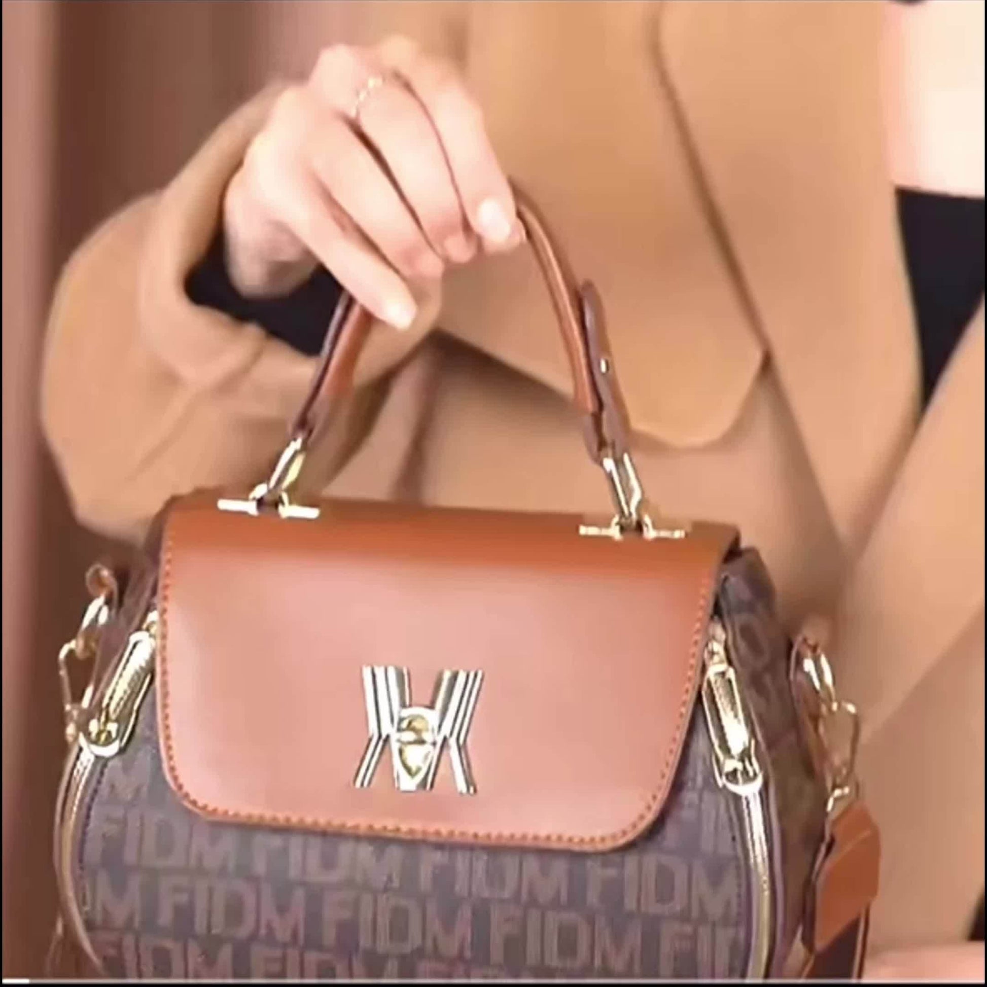 Stain-Resistant Stylish Satchel: Adjustable Strap, Solid Color, Zippered Polyester-Lined Sling Bag for All Occasions