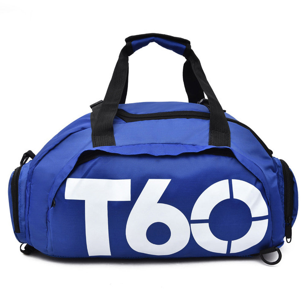 Large Capacity Duffle Tote Bag, Nylon Lightweight Luggage Bag With Shoe Compartment, Portable Travel Storage Bag Unisex Bag For Daily Use